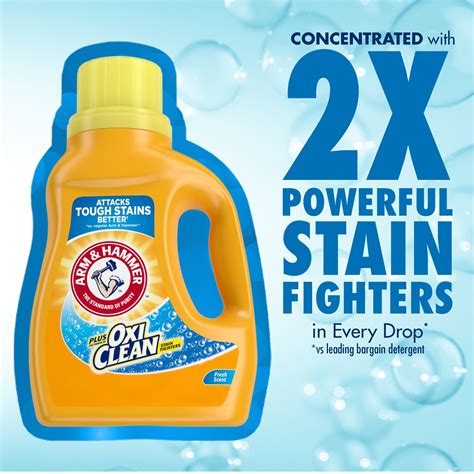 Arm Hammer Plus Oxiclean Fresh Scent Loads Liquid Laundry