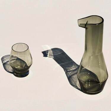 Carafe Eau Beak Clear Nude Glass