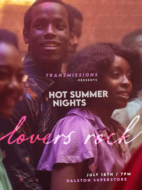 Transmissions presents LOVERS ROCK (2020) - Dalston Superstore