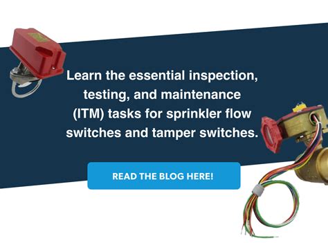 Quick Response Fire Supply Sprinkler Safety Flow And Tamper Switches Milled