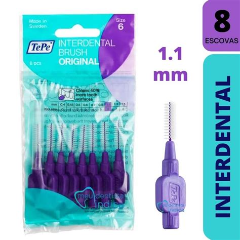 Tepe Escova Interdental Mm Roxa Unidades