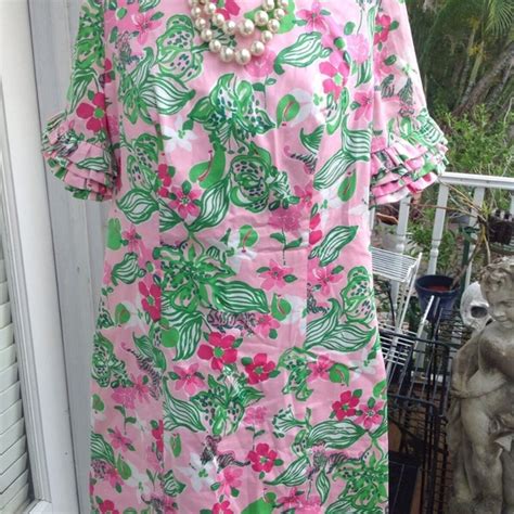 Lilly Pulitzer Dresses Lilly Pulitzer Pink Green Tiger Lilly