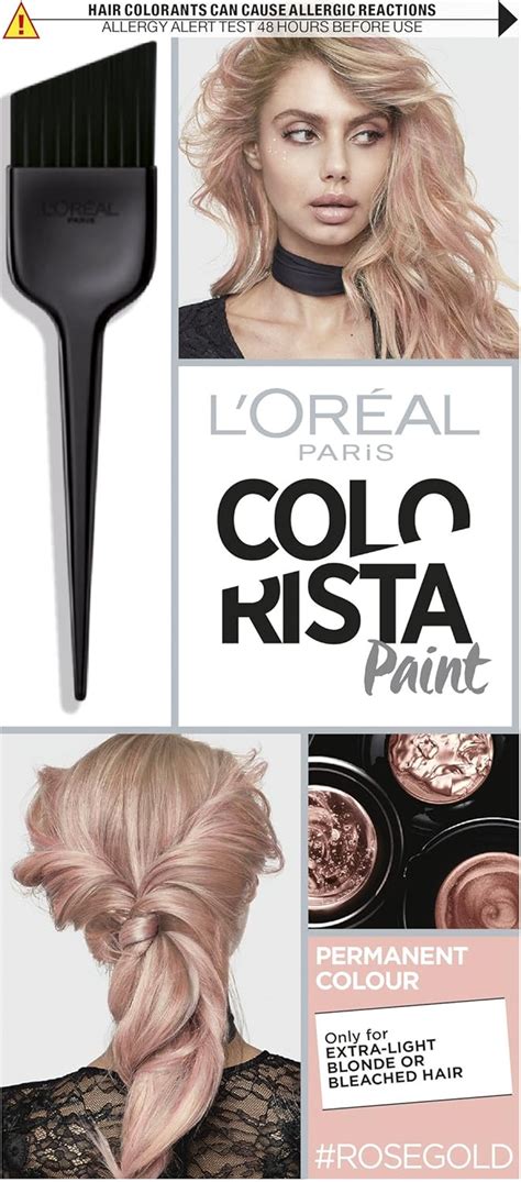 L Oreal Paris Colorista Paint Rose Gold Permanent Hair Dye Ml