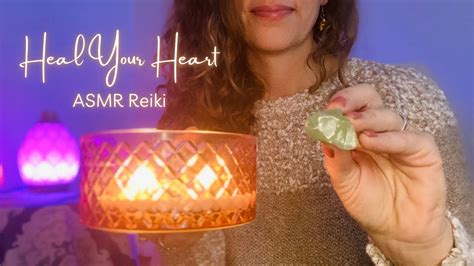 Reiki Asmr Your Heart Is The Key To It All 💗 Soft Spoken Plucking Hand Sounds Crystal