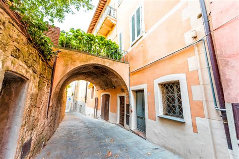 The italian village of Chiusi, Siena in Tuscany, Italy - e-borghi