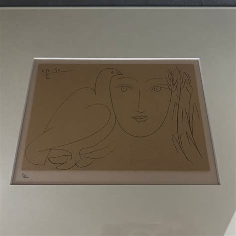 Pablo Picasso Original Druck PICASSO Original Mourlot Lithographie Auf