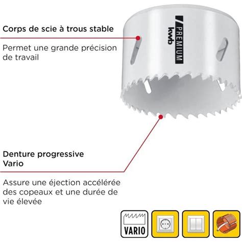 Scie Cloche Bi M Tal Hss Mm Alli Au Cobalt Avec Denture Vario