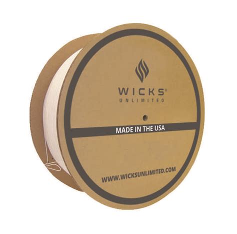 ECO Wick Coreless Cotton Candle Wick Wedo Wicks Unlimited