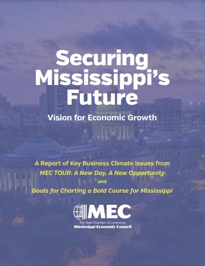 Securing Mississippi S Future Mississippi Economic Council