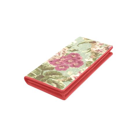 Beautiful Vintage Floral Wallpaper Womens Leather Wallet Model 1611 Id D675109