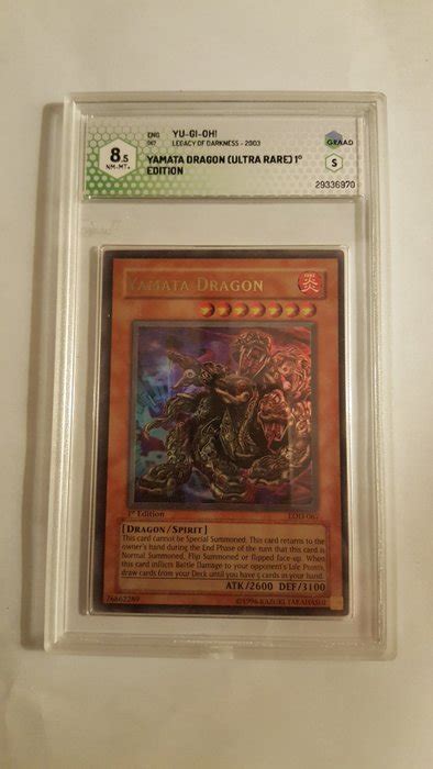 Konami Yu Gi Oh Trading Card Yamata Dragon 1ed Catawiki