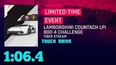 Asphalt 9 Lamborghini Countach LPI 800 4 Challenge TouchDrive 1