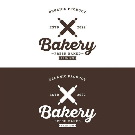 Delicious And Tasty Organic Fresh Baked Bakery Shop Logo Design Retro