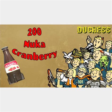 200 Nuka Cranberries Game Items Gameflip