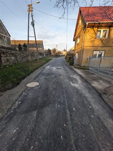 Kanalizacja i nowe drogi w Bożnowicach w gminie Ziębice