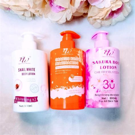 BUY 3 BOTTLES SAKURA WHITENING LOTION WITH SPF SNAIL DOUBLE