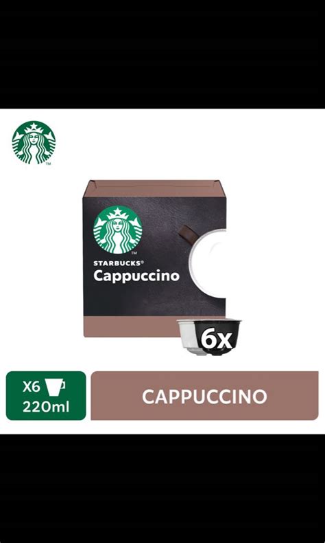 Starbucks Cappuccino By Nescafe Dolce Gusto Coffee Pods Box Of Plus