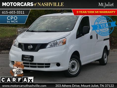 2021 Used Nissan NV200 Compact Cargo 2 5S At MotorCars Of Nashville