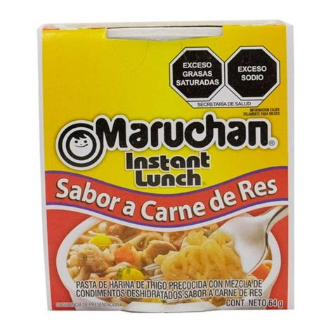 Sopa Instantánea Maruchan Instant Lunch Sabor Carne De Res 64 G