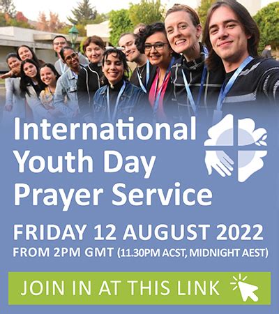 International Youth Day Prayer Service, August 12 - Qld District