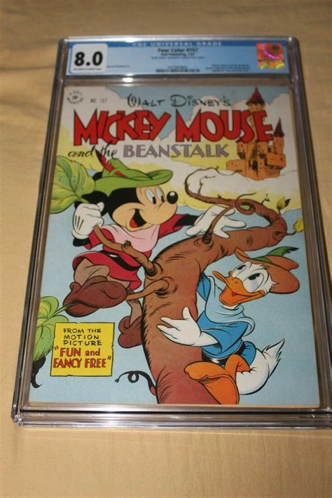 Comicsvalue Four Color Cgc Walt Disney S Mickey