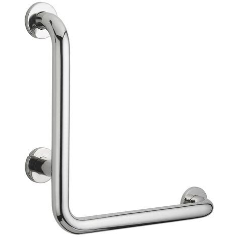 Maniglione Bagno Disabili Barra Di Ausilio Angolare 90 400x400mm