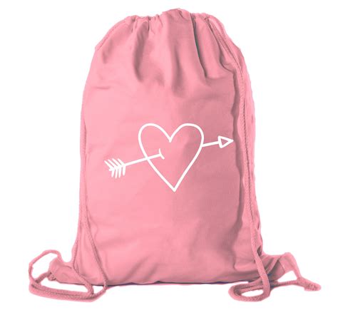 Valentine S Day Bags Cotton Drawstring Cinch Backpacks Valentines Day