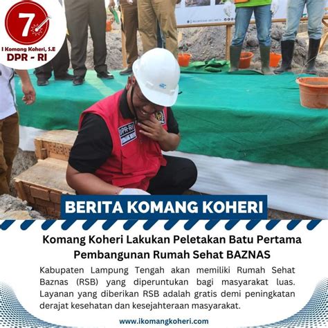 Petakkan Batu Pertama Rsb I Komang Koheri Siap Berjuang Untuk