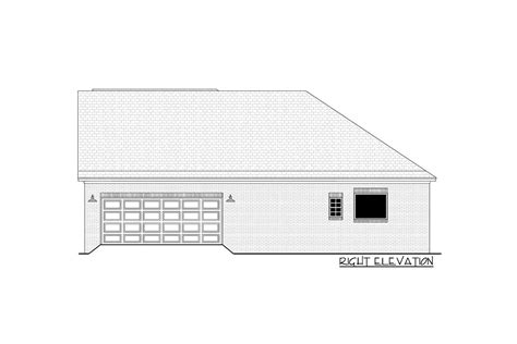 Split Bedroom New American House Plan With Deep Rear Porch Floor