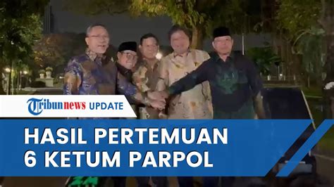 Jokowi Dan Ketum Parpol Bertemu Di Istana Airlangga Sebut Hanya