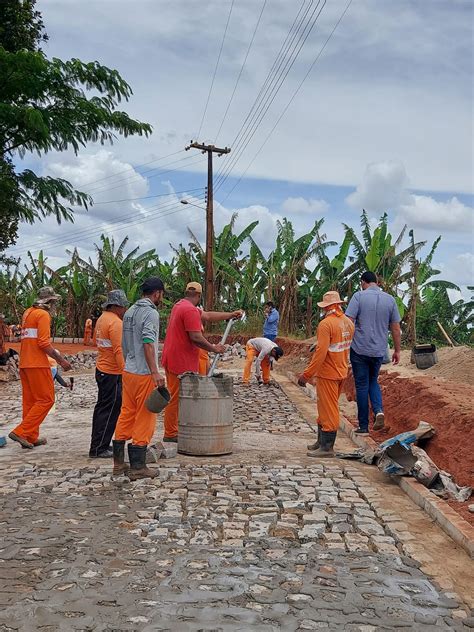 Obras De Drenagem E Pavimentação Avançam Em Anum Novo E Candará