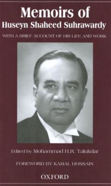 Memoirs of Huseyn Shaheed Suhrawardy | 9780195477221 | Talukdar ...