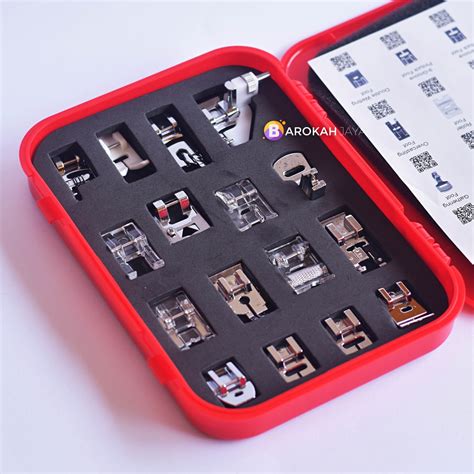 Jual Sepatu Set Mesin Jahit Portable 16 Pcs Presser Feet Kit SINGER