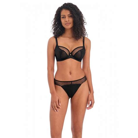 Soutien Gorge Plongeant Armatures Noir Freya Lemon Curve