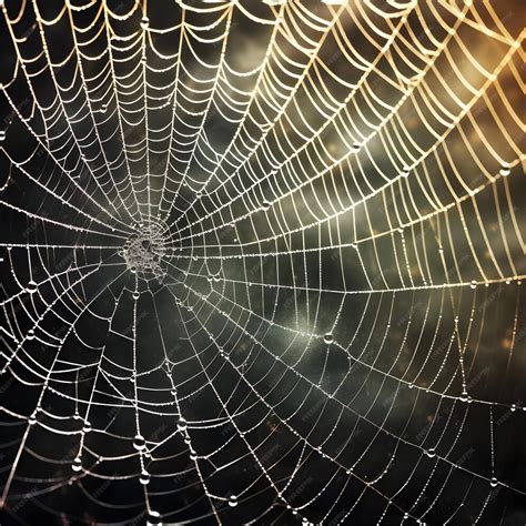 Premium Ai Image Cobweb Texture