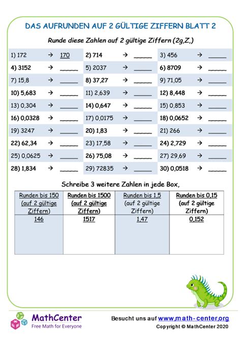 F Nfte Klasse Arbeitsbl Tter Mehrstellige Zahlen Math Center