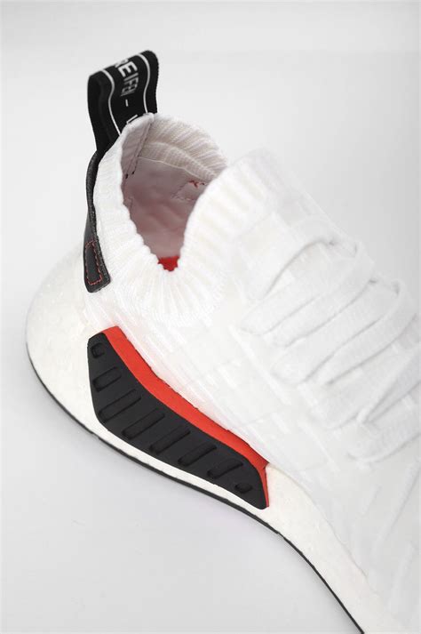 adidas NMD R2 Primeknit White/Black // Available Now | Nice Kicks