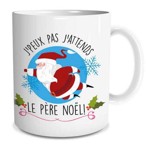 Mug J peux pas j attends le Père Noël