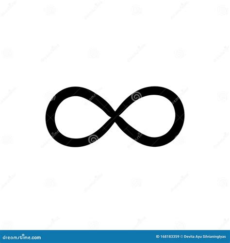 Infinity Symbols Eternal Limitless Endless Life Logo Or Tattoo Concept Stock Vector