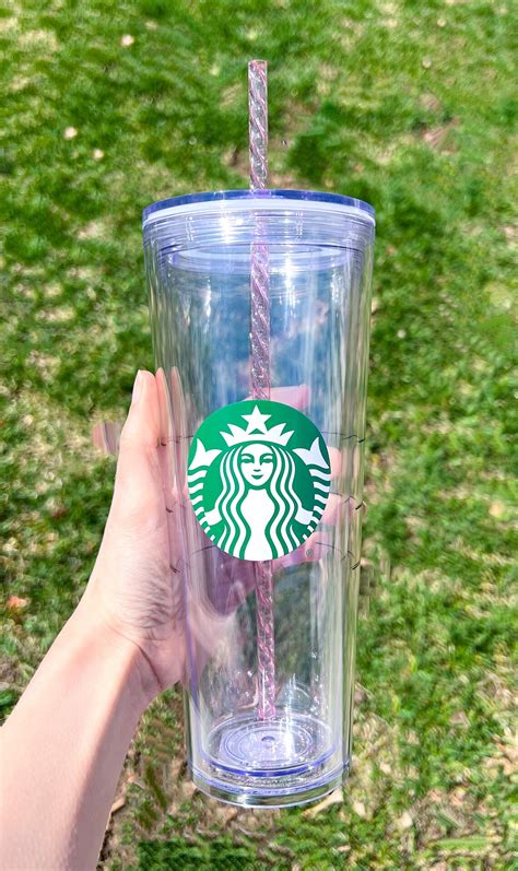 Reusable Swirl Straw Venti Extra Long Colored Straws Etsy