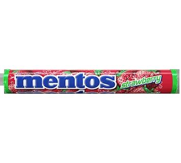 Mentos Strawberry - Grandpa Joe's Candy Shop