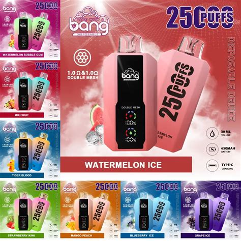 Bang 25000 Puffs LCD Screen Vape Disposable E Cigarettes 0 2 3 5