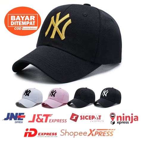 Jual Topi Ny New York Topi Baseball Pria Wanita Shopee Indonesia