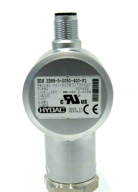 NEW HYDAC EDS 3388 5 0050 400 F1 PRESSURE SWITCH 908492