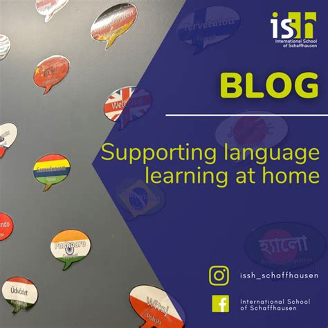 Supporting Language Learning At Home International School Of Schaffhausen