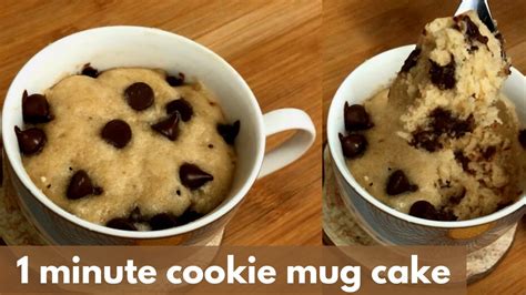 Minute Microwave Cookie Mug Cake Cookie Mug Cake Eggless Cookie Mug