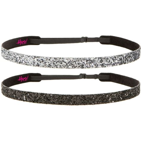 Hipsy Adjustable Non Slip Skinny Bling Glitter Headbands For Women