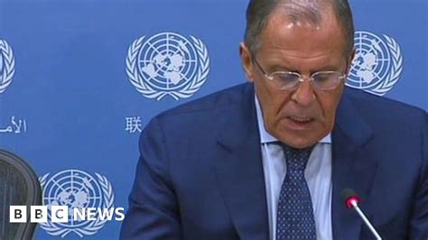 Live Russian Fm Sergei Lavrov News Briefing Bbc News