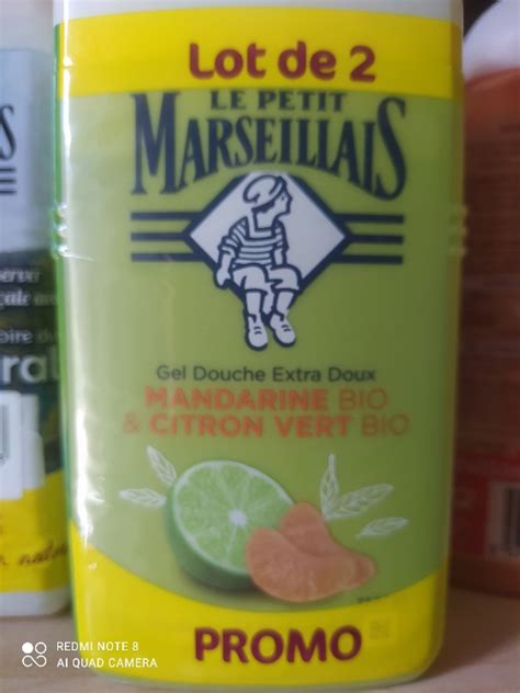 Le Petit Marseillais Gel Douche Extra Doux Mandarine Et Citron Vert Bio