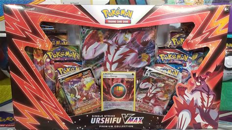 Pokémon Single Strike Urshifu VMAX Premium Collection Box Opening YouTube